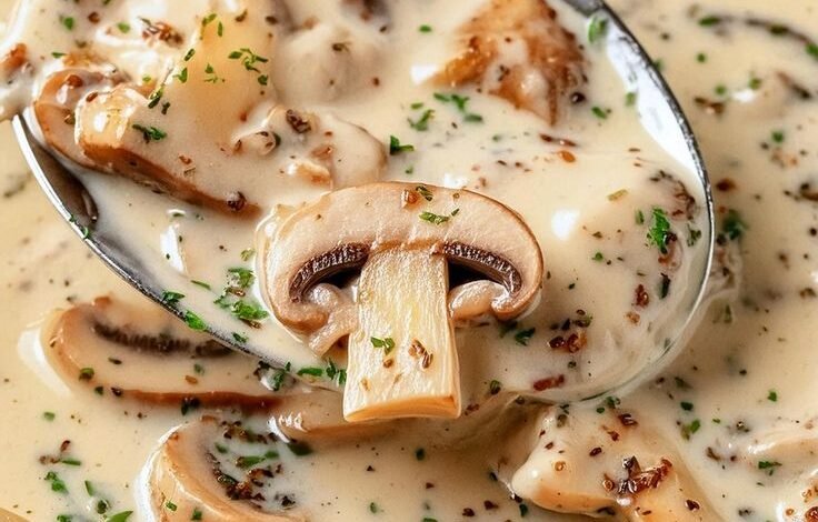 Homemade Cream Of Mushroom Soup Recipe Full Of Flavors