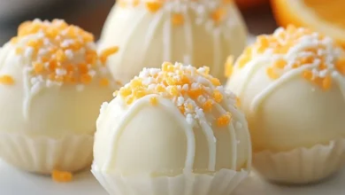 Creamsicle Truffles