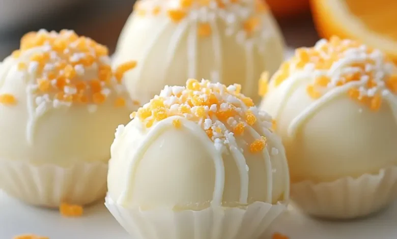 Creamsicle Truffles