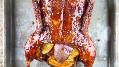 Smoked Whole Duck with Orange Maple Glaze