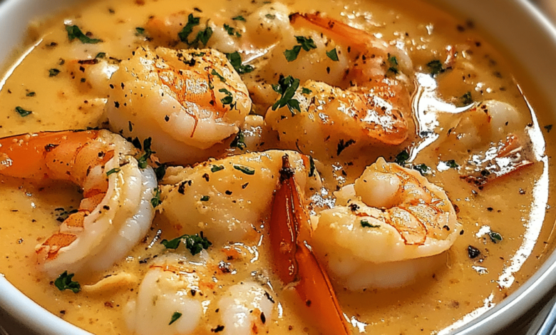 Rich Crab and Shrimp Bisque