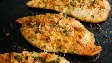 15-Minute Baked Garlic Parmesan Chicken