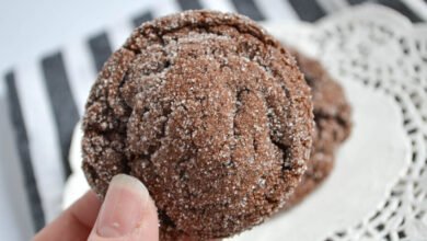 Chewy Chocolate Mint Cookies