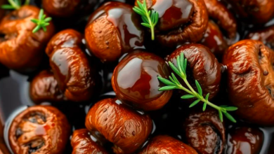 Balsamic Marinated Mushrooms Recipe