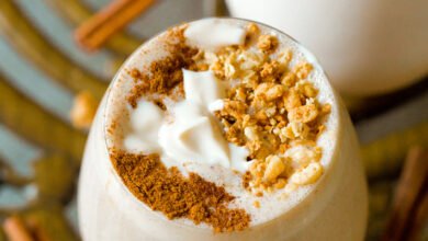 Cinnamon Roll Protein Shake - Over 45 Grams of Protein!