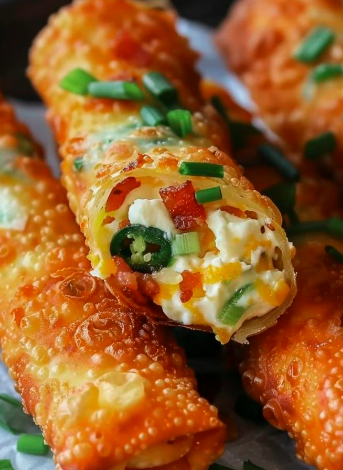 Bacon Jalapeño Eggrolls