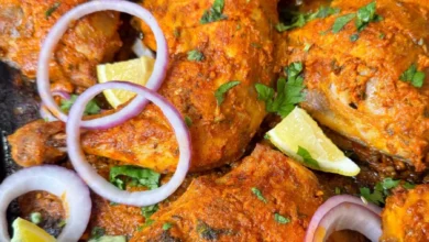 Tandoori Chicken with Green Chutney