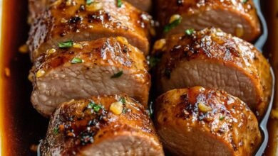 Honey Garlic Pork Tenderloin Recipe