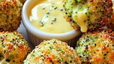 Baked Broccoli Cheese Balls