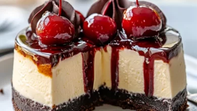 Decadent Black Forest Cheesecake