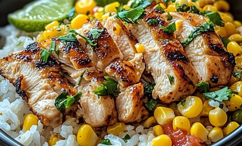 Mexican Street Corn Chicken Bowl: A Delicious & Easy Meal