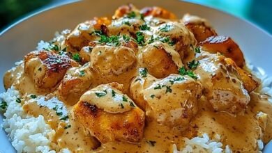 Creamy Smothered Chicken and Rice Recipe