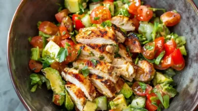 Healthy Avocado Chicken Salad