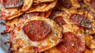 2 ingredient Pizza chips