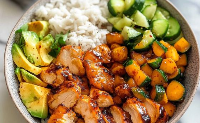 Hot Honey Chicken Bowls