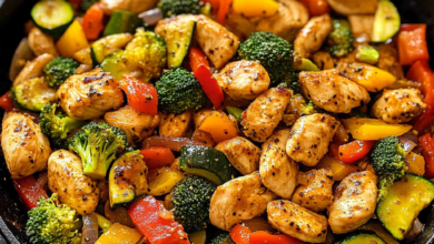 Healthy Chicken and Vegetables Skillet