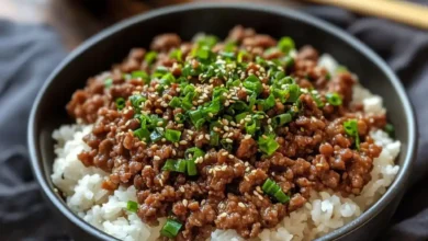 Korean Ground Beef Bowl