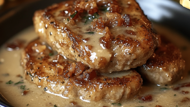 Country Fried Pork Chops with Bacon Gravy