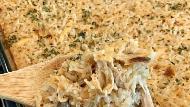 BEST EVER CHICKEN AND RICE CASSEROLE